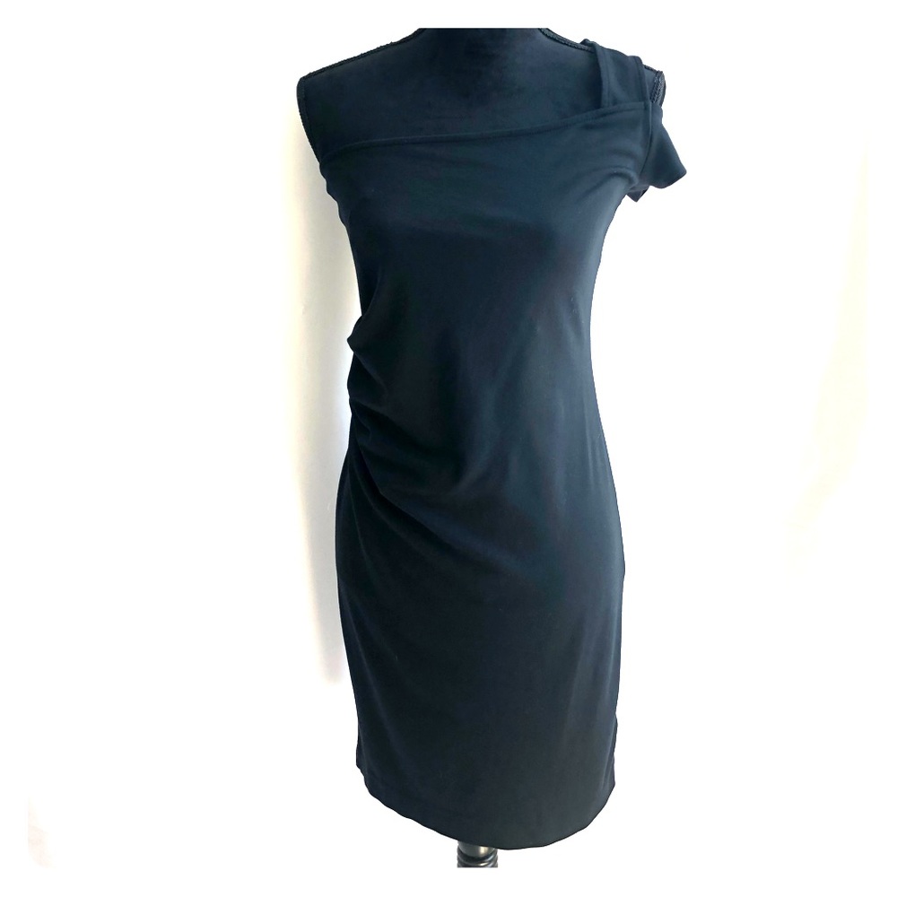 DKNY One Shoulder LBD
